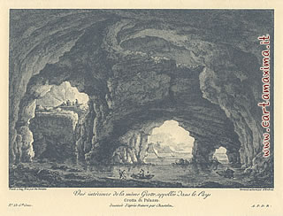 Vue intérieure de la Grotta di Palazzo